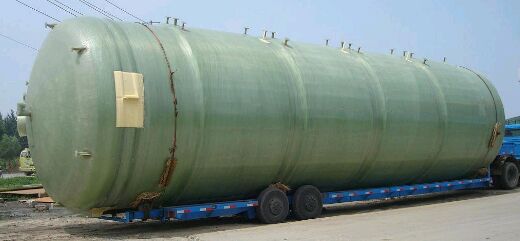 臥式玻璃鋼儲罐成品圖